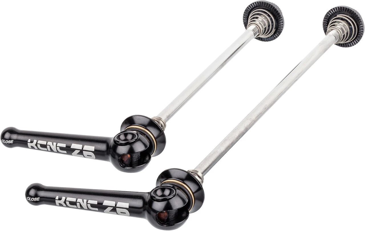 Kcnc Set De Serrages Rapides De Moyeu Z6 KQR Inox MTB