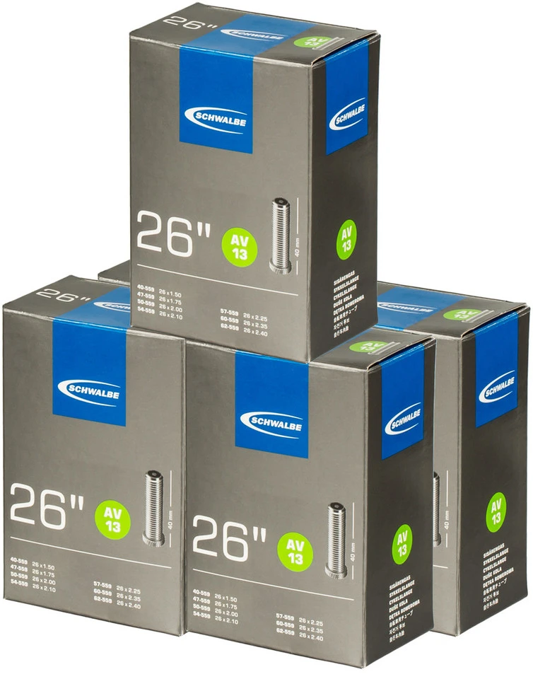 Schwalbe Chambre à Air 13 Pour 26" - 5 Pièces – Image 3