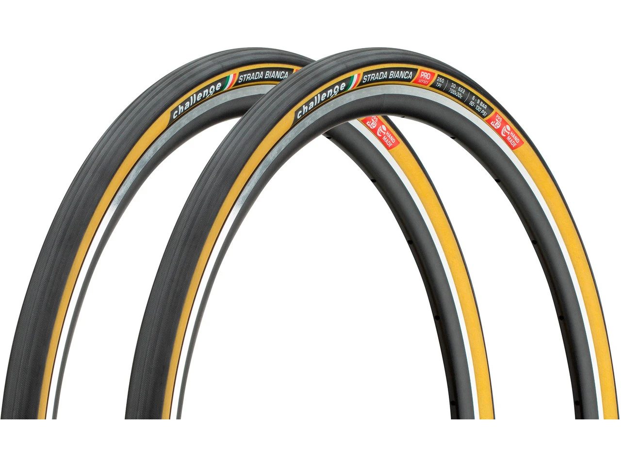Challenge Set De 2 Pneus Souple Strada Bianca Pro 28"