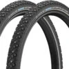 Schwalbe Set De 2 Pneus Rigides Cloutés Marathon Winter Plus 26"