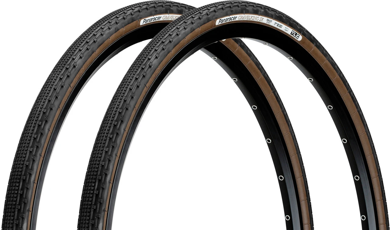 Panaracer Set De 2 Pneus Souples GravelKing SK TLC 28"